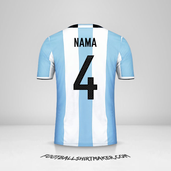 Jersey Argentina 2016 -  nama - 4