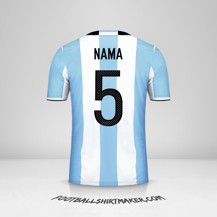 Jersey Argentina 2016 -  nama - 5