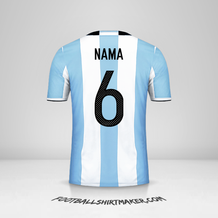 Jersey Argentina 2016 -  nama - 6