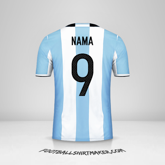 Jersey Argentina 2016 -  nama - 9