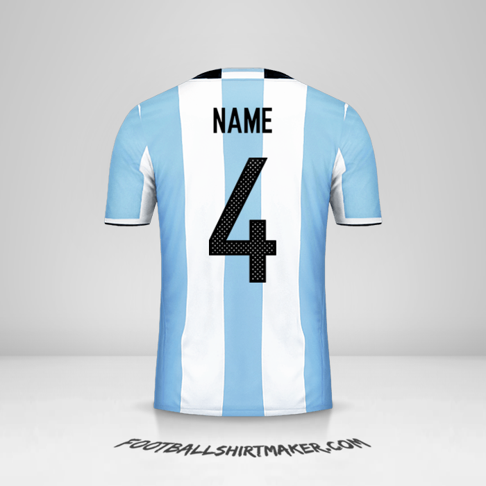 Shirt Argentina 2016 -  name - 4