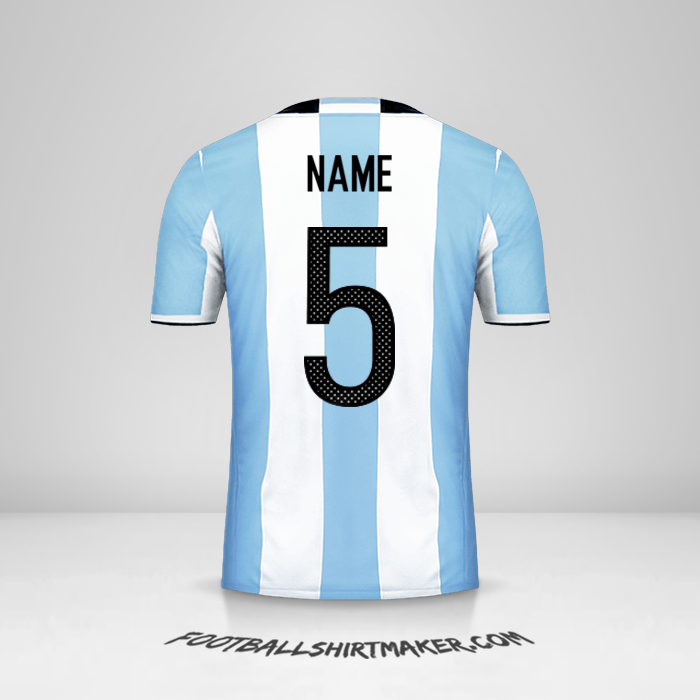 Shirt Argentina 2016 -  name - 5