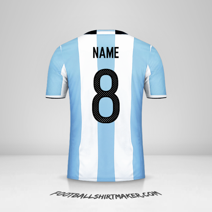Shirt Argentina 2016 -  name - 8