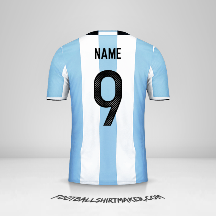 Shirt Argentina 2016 -  name - 9