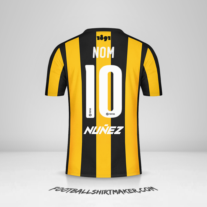 Maillot Peñarol 2016/17 -  nom - 10