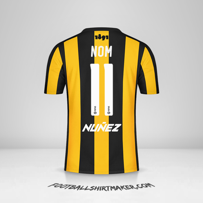 Maillot Peñarol 2016/17 -  nom - 11