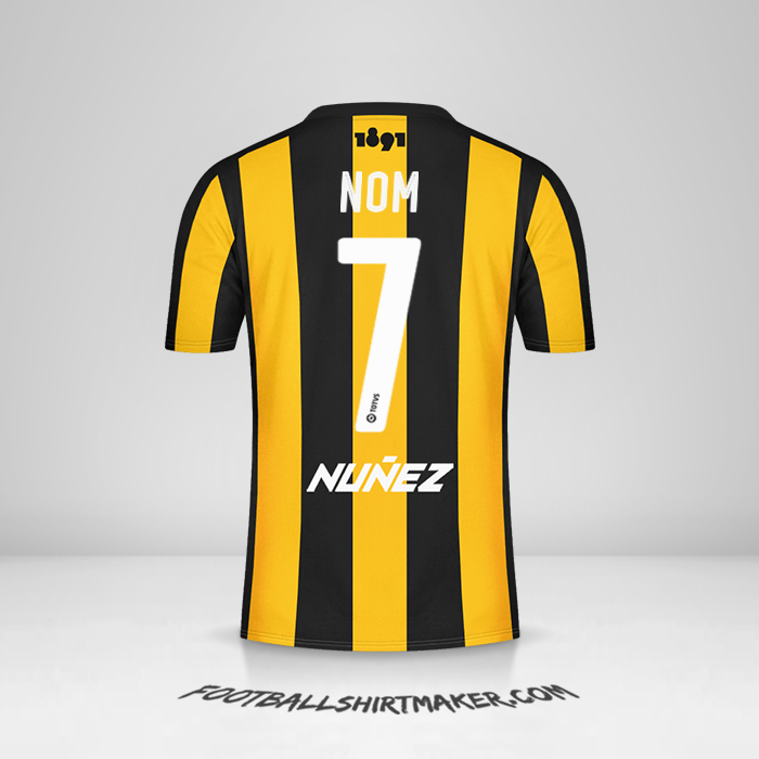 Maillot Peñarol 2016/17 -  nom - 7