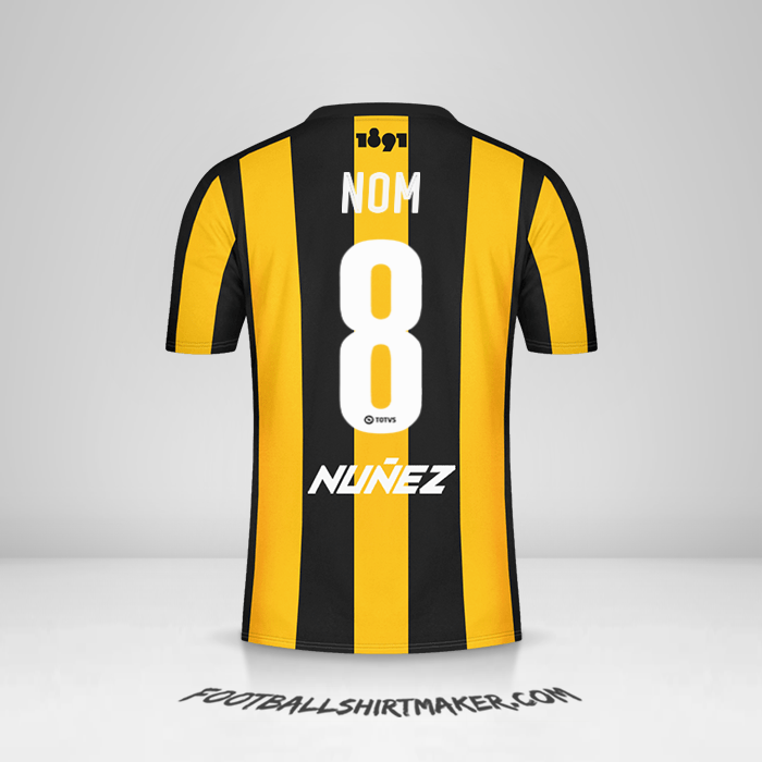 Maillot Peñarol 2016/17 -  nom - 8
