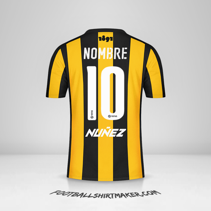 Jersey Peñarol 2016/17 -  nombre - 10