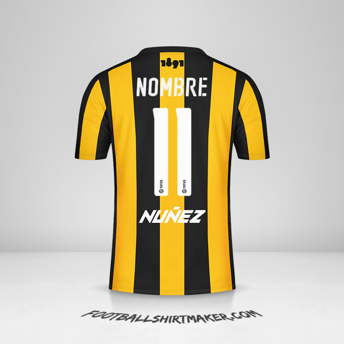 Camiseta Peñarol 2016/17 -  nombre - 11