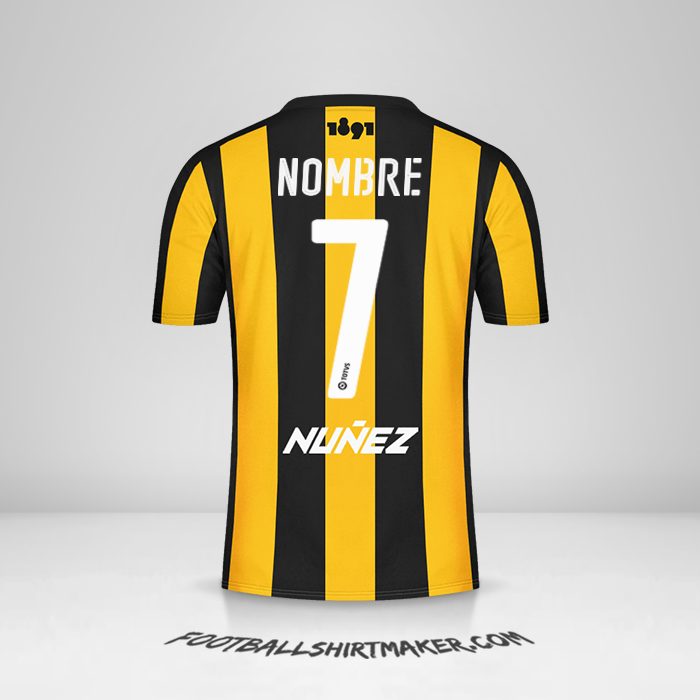 Jersey Peñarol 2016/17 -  nombre - 7