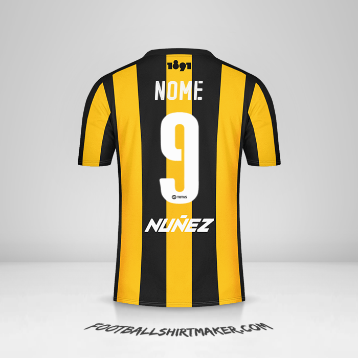 Maglia Peñarol 2016/17 -  nome - 9