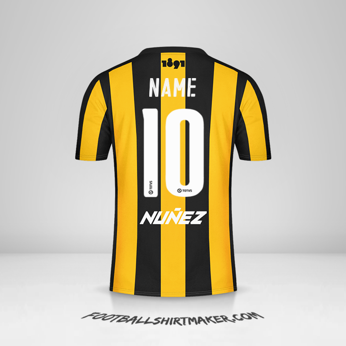 Jersey Peñarol 2016/17 -  name - 10