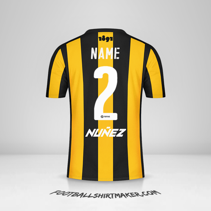 Jersey Peñarol 2016/17 -  name - 2