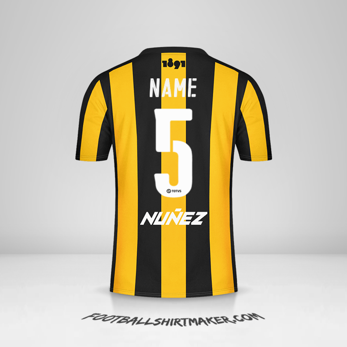 Shirt Peñarol 2016/17 -  name - 5