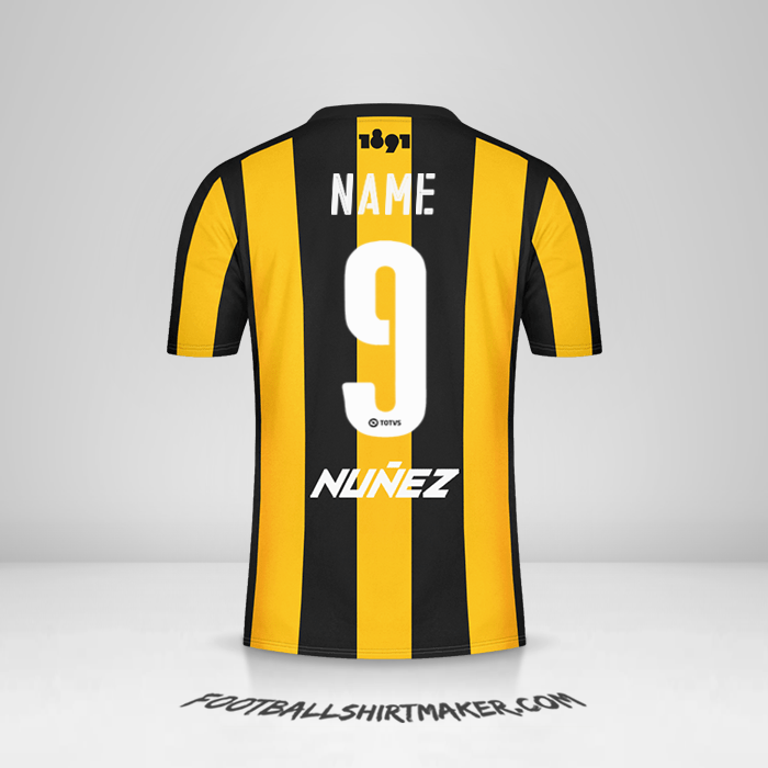 Shirt Peñarol 2016/17 -  name - 9