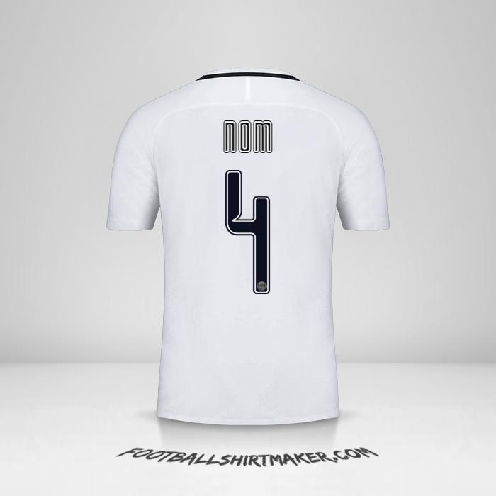Maillot Paris Saint Germain Cup 2016/17 Troisième -  nom - 4