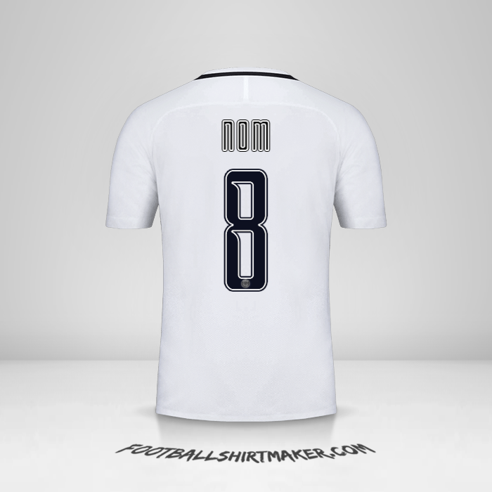 Maillot Paris Saint Germain Cup 2016/17 Troisième -  nom - 8
