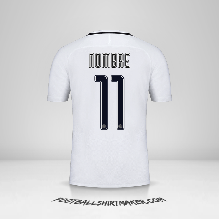 Jersey Paris Saint Germain Cup 2016/17 Tercera -  nombre - 11