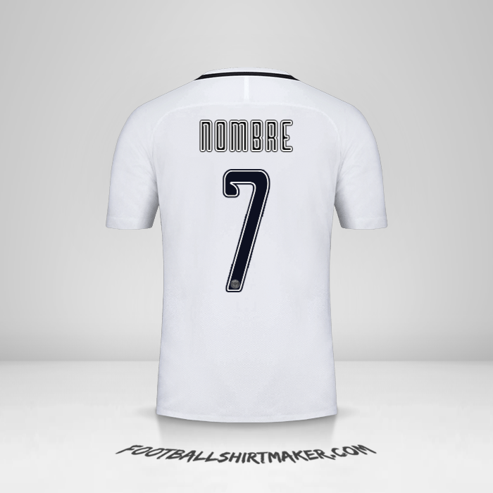 Jersey Paris Saint Germain Cup 2016/17 Tercera -  nombre - 7