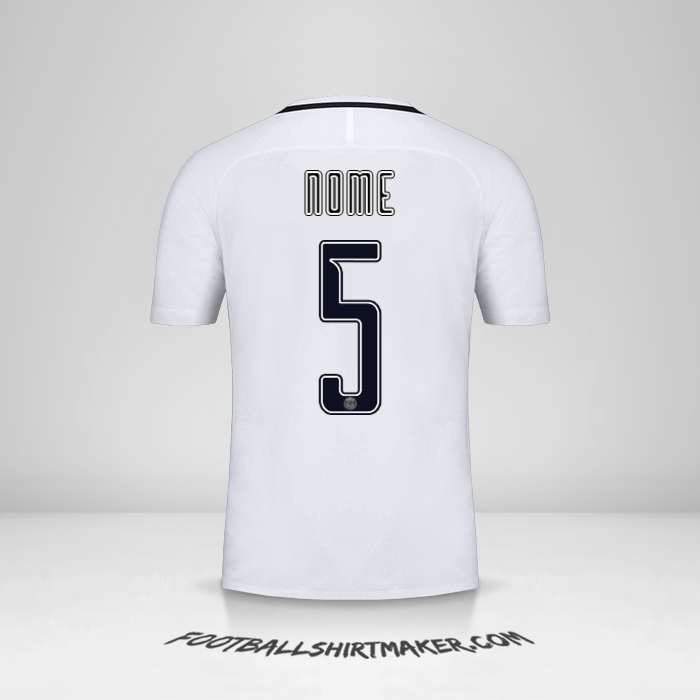 Maglia Paris Saint Germain Cup 2016/17 Terza -  nome - 5