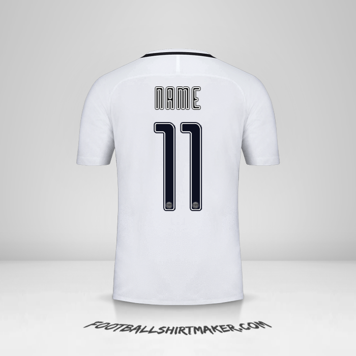 Jersey Paris Saint Germain Cup 2016/17 Third -  name - 11