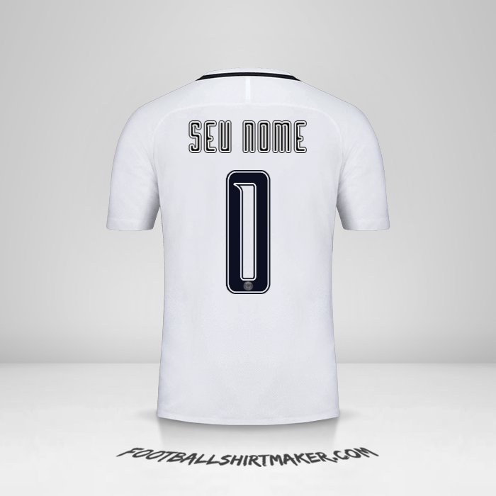 Camisa Paris Saint Germain Cup 2016/17 III -  seu nome - 0