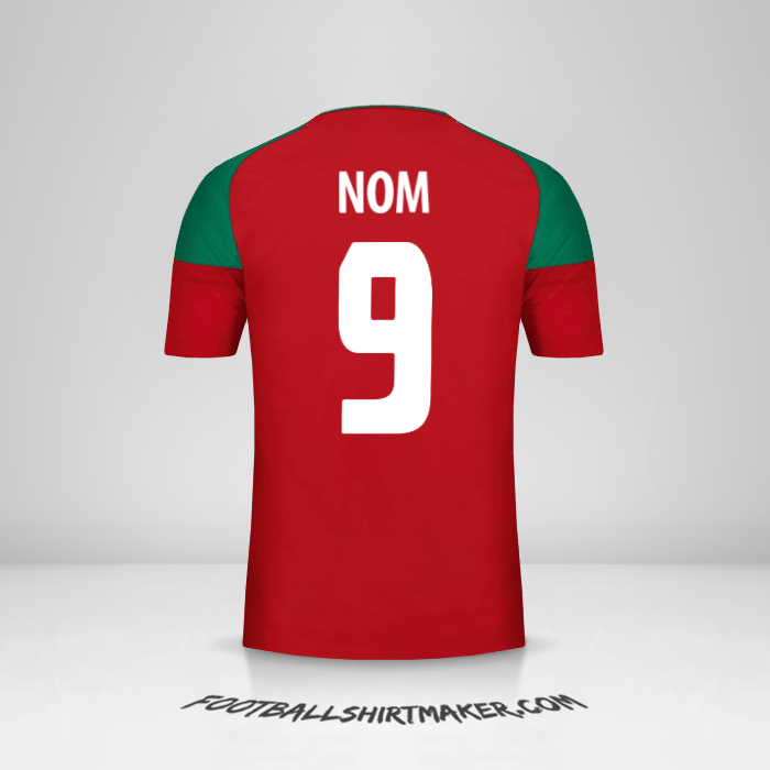Maillot Maroc 2017 -  nom - 9