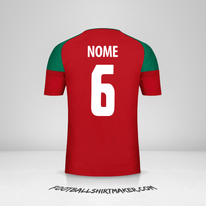 Camisa Marrocos 2017 -  nome - 6