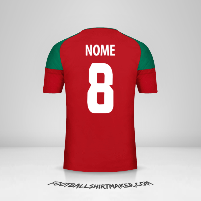 Camisola Marrocos 2017 -  nome - 8