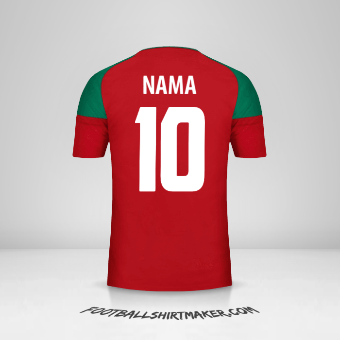 Jersey Maroko 2017 -  nama - 10