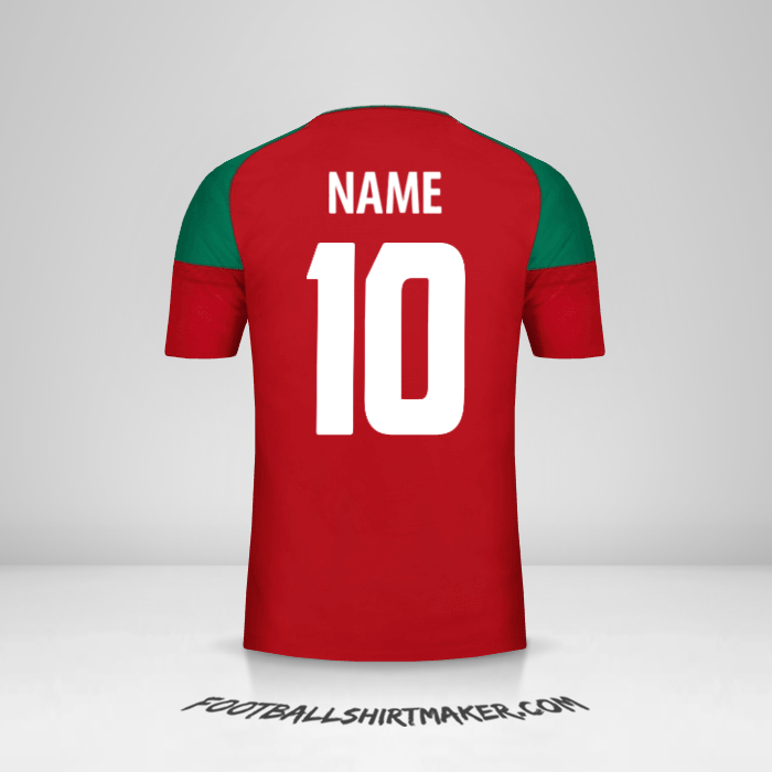 Shirt Morocco 2017 -  name - 10