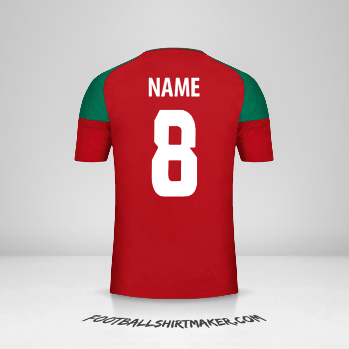 Shirt Morocco 2017 -  name - 8
