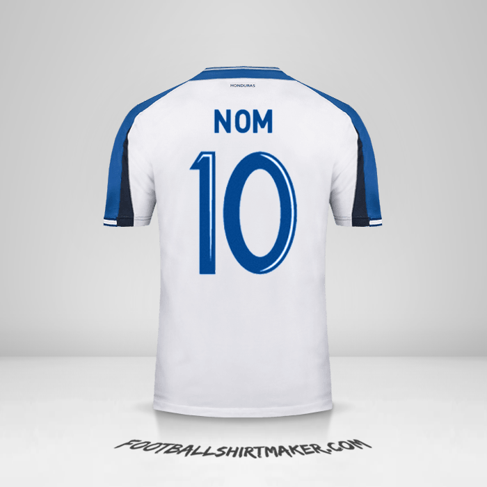 Maillot Honduras 2016/17 -  nom - 10