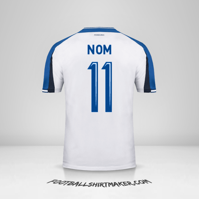 Maillot Honduras 2016/17 -  nom - 11
