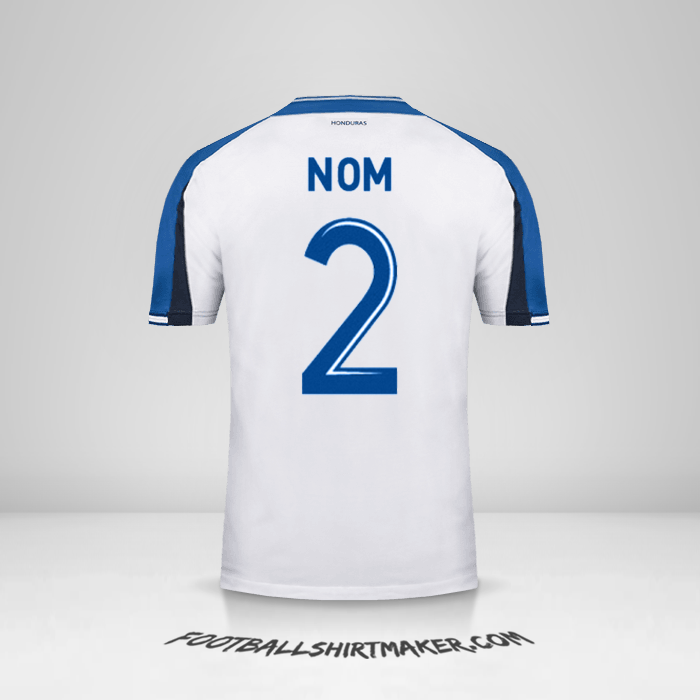 Maillot Honduras 2016/17 -  nom - 2