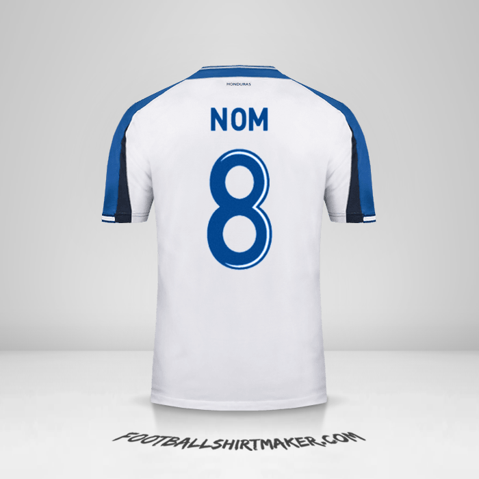 Maillot Honduras 2016/17 -  nom - 8