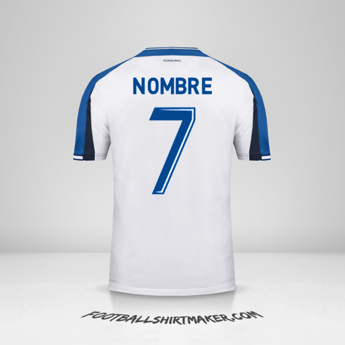 Jersey Honduras 2016/17 -  nombre - 7