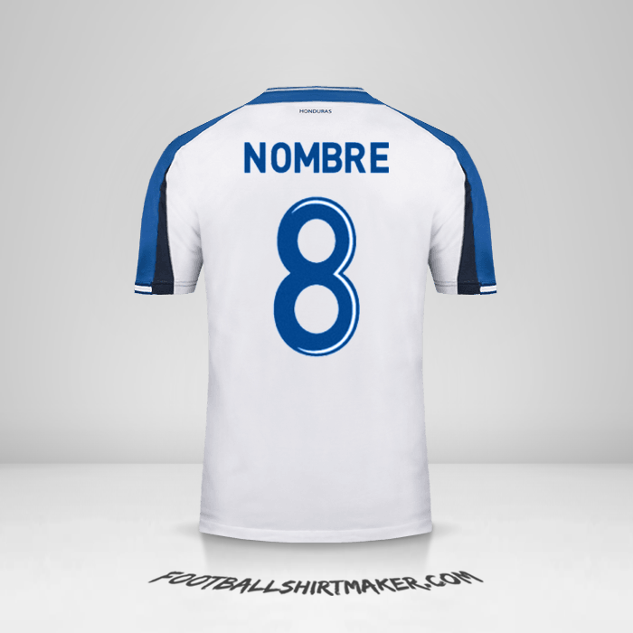 Camiseta Honduras 2016/17 -  nombre - 8
