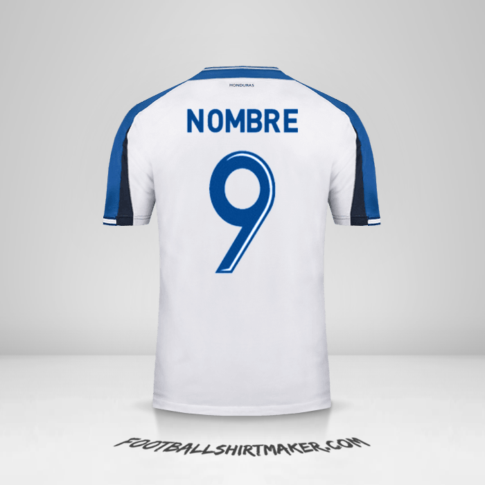 Jersey Honduras 2016/17 -  nombre - 9