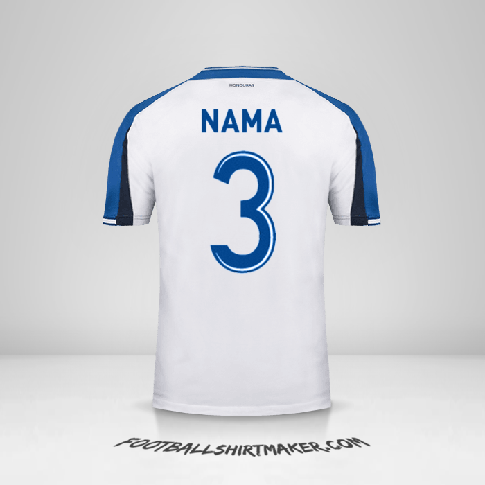 Jersey Honduras 2016/17 -  nama - 3