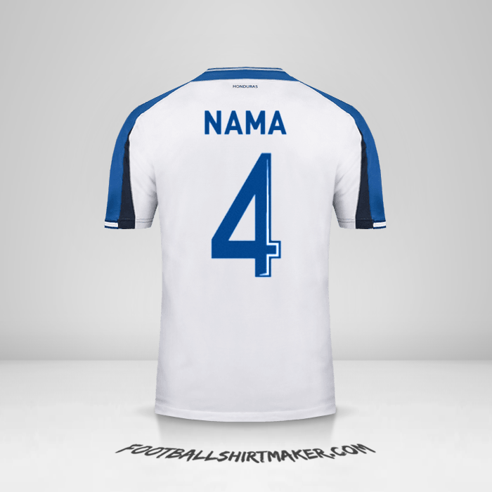 Jersey Honduras 2016/17 -  nama - 4