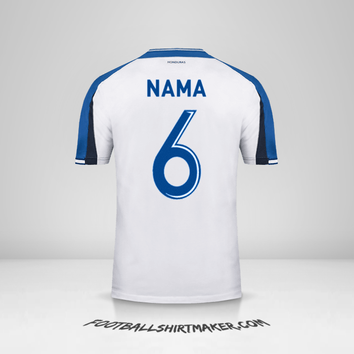 Jersey Honduras 2016/17 -  nama - 6