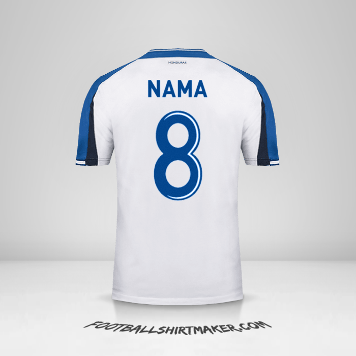 Jersey Honduras 2016/17 -  nama - 8