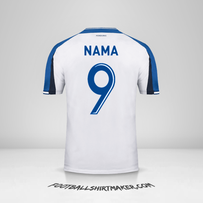 Jersey Honduras 2016/17 -  nama - 9