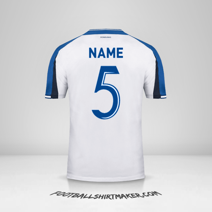 Shirt Honduras 2016/17 -  name - 5