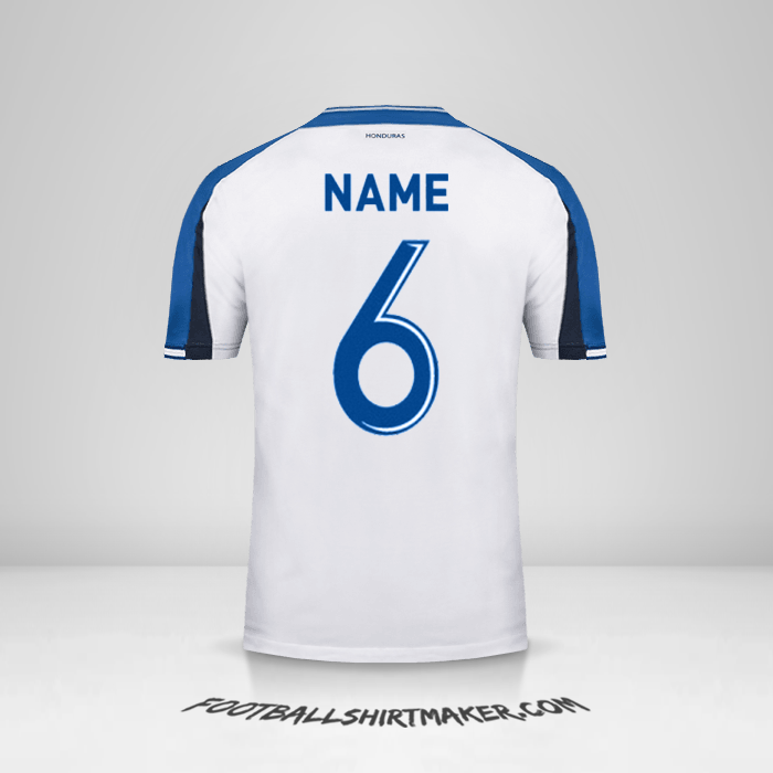 Jersey Honduras 2016/17 -  name - 6