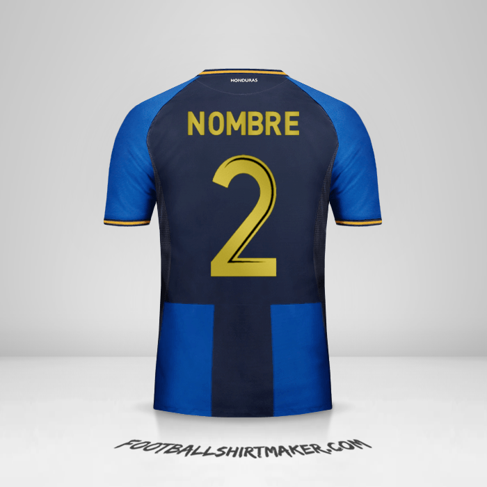 Jersey Honduras 2016/17 Tercera -  nombre - 2