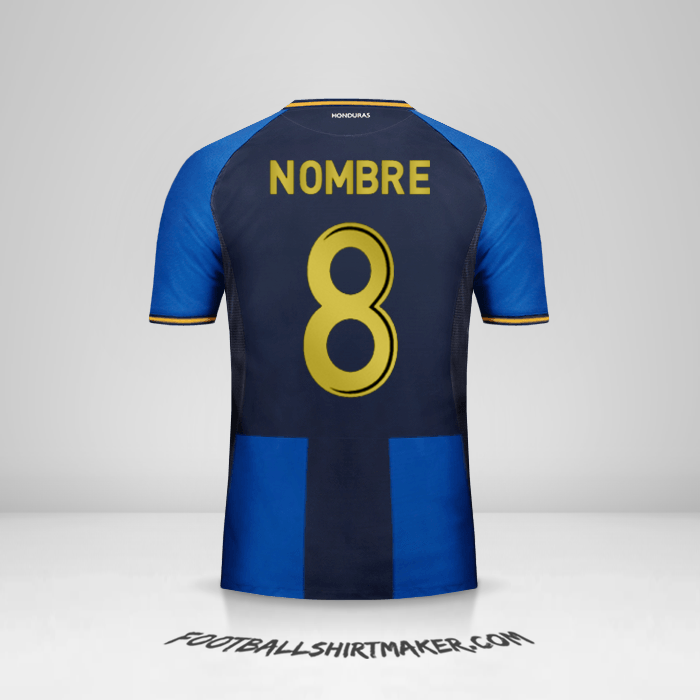 Camiseta Honduras 2016/17 Tercera -  nombre - 8