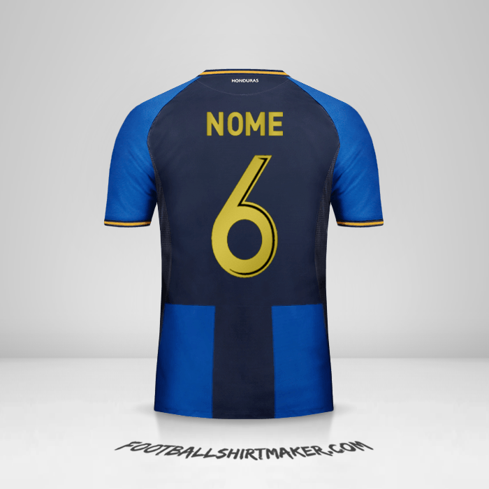 Maglia Honduras 2016/17 Terza -  nome - 6